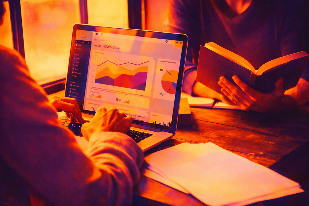 Analyse de données SEO et stratégie de référencement naturel sur ordinateur portable